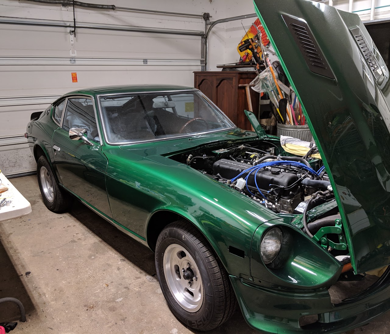 The reassembled car